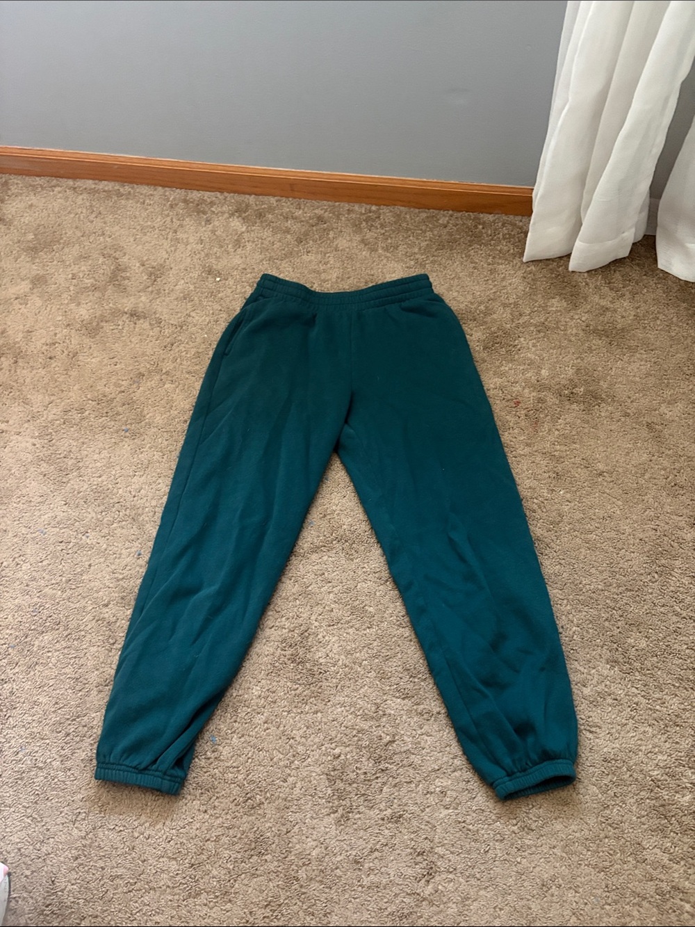 Old Navy Deep Teal Fleece Joggers
